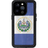 El Salvador Flag Distressed iPhone 14 Pro Waterproof Case
